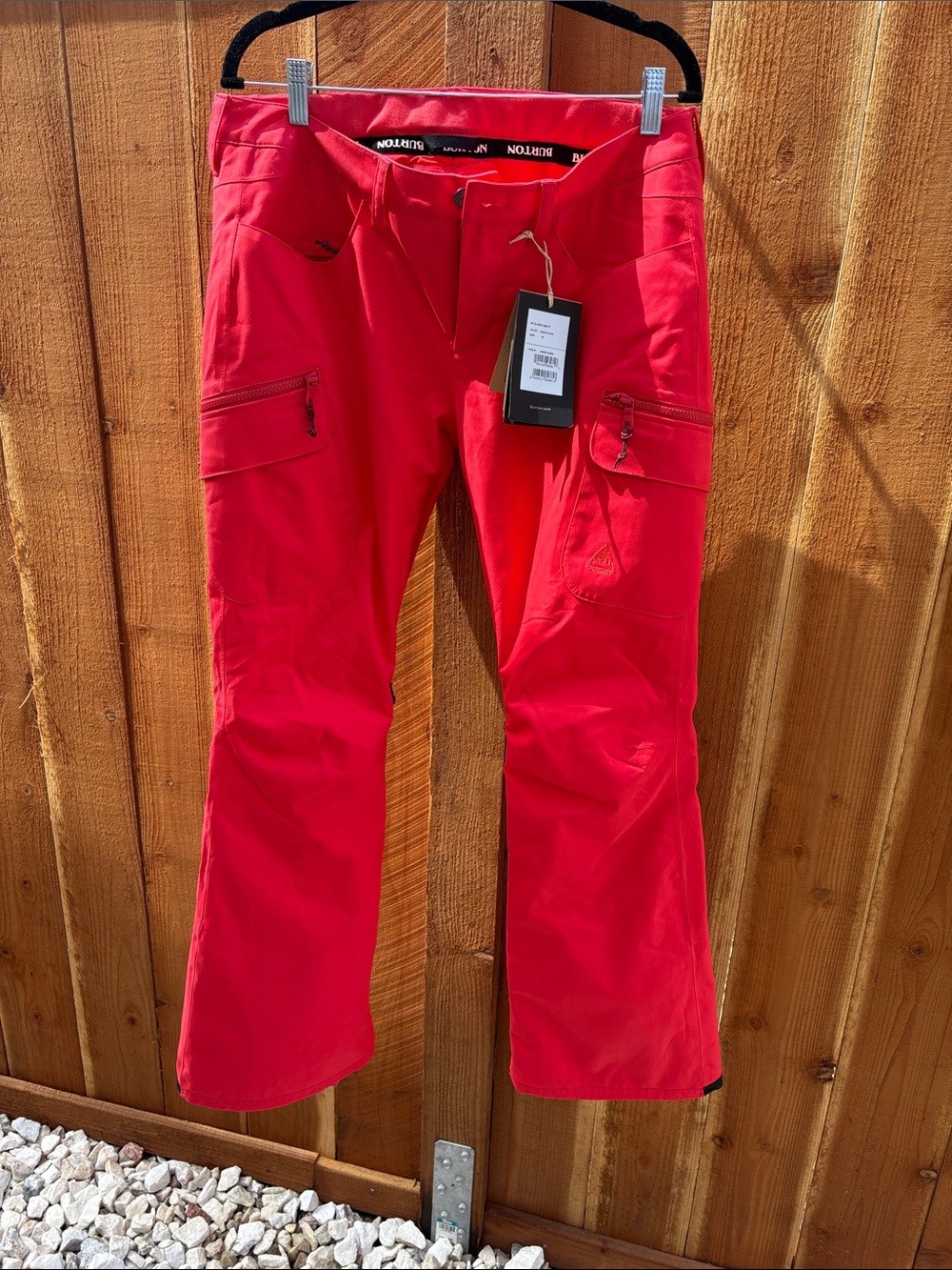 NWT Burton Gloria Insulated Snowboard Ski Pants Hibiscus Pink Women’s M Slim Fit